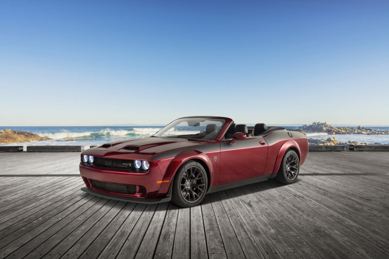 You can buy a Dodge Challenger convertible as the model ends its