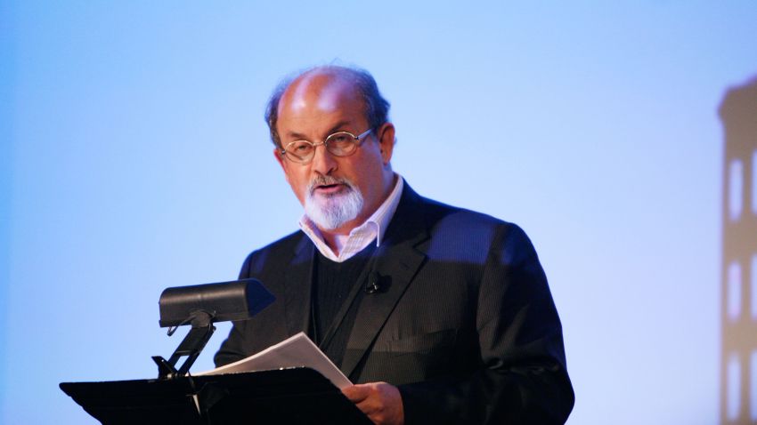 NEW YORK - OCTOBER 16:  Writer Salman Rushdie reads his work at The 2009 New Yorker Festival: Fiction Night at DGA on October 16, 2009 in New York City.  (Photo by Amy Sussman/Getty Images for The New Yorker)