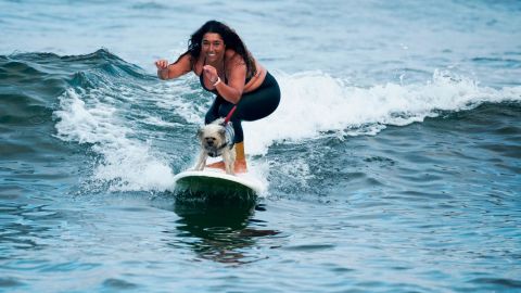Risa Mara Machuca is a champion surfer at 45.