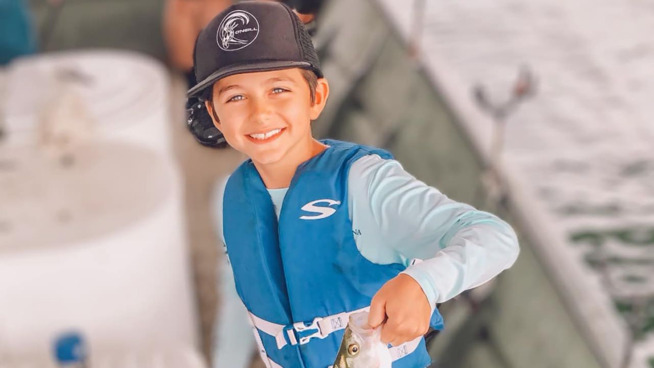 Jameson Reeder Jr., 10, was bitten Saturday while snorkeling off the Florida Keys, his family says.