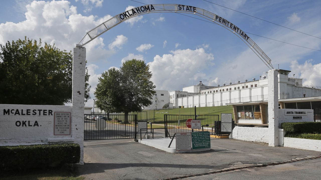The entrance to the Oklahoma State Penitentiary in McAlester