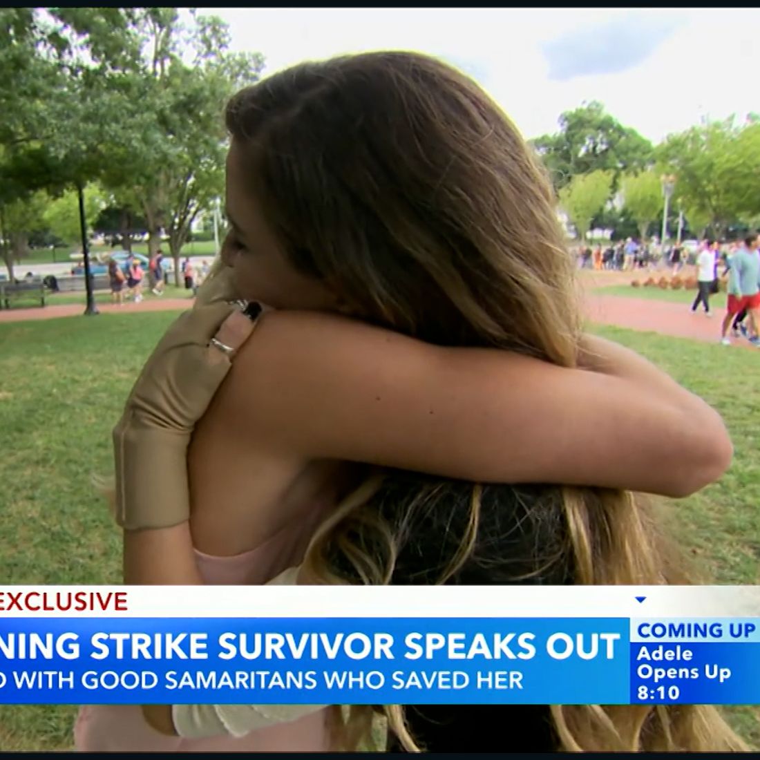 I died and came back': Survivor gives first interview since WH lightning  strike | CNN Business