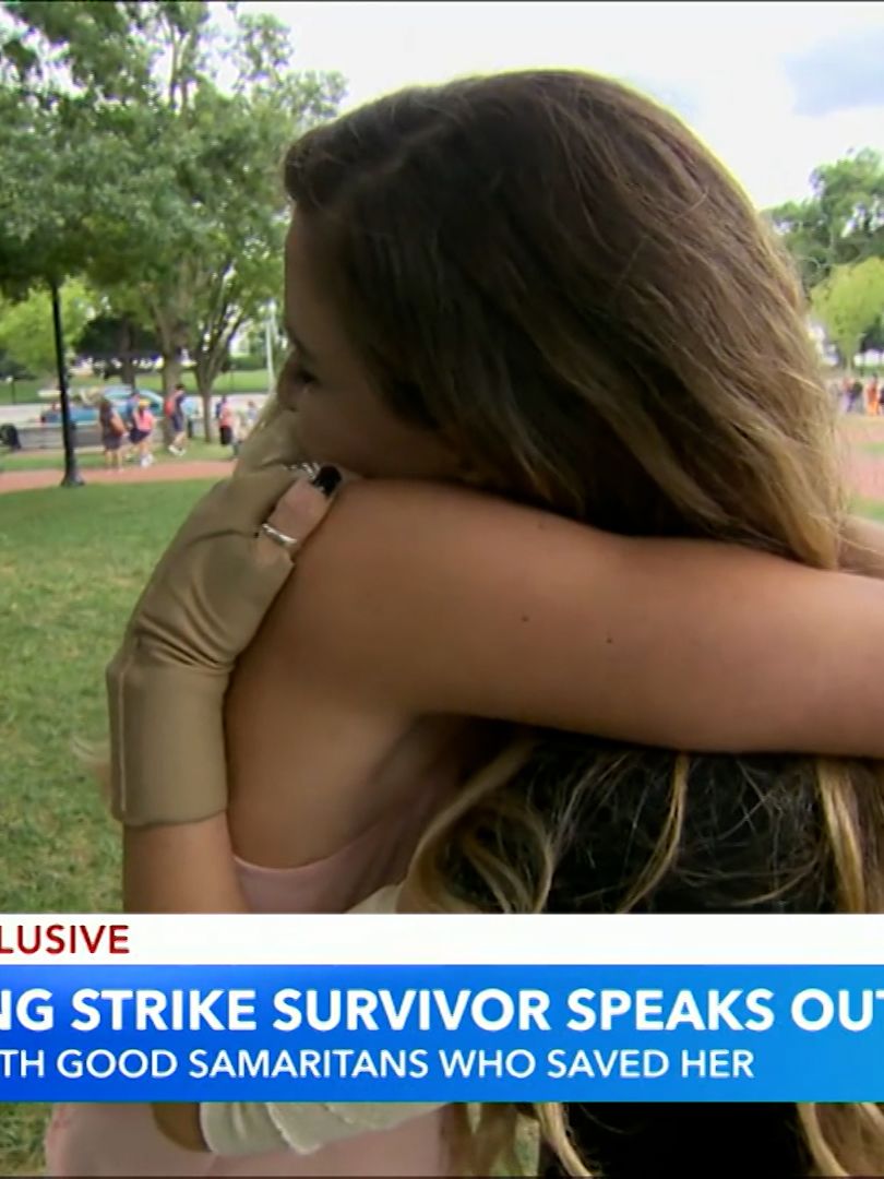 I died and came back': Survivor gives first interview since WH lightning  strike | CNN Business