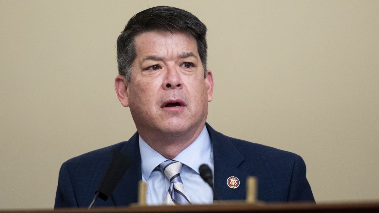 Then-Rep. TJ Cox (D-CA) speaks during a House Natural Resources Committee hearing on July 28, 2020, in Washington, DC. 