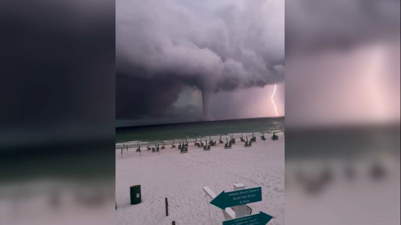 Massive Tornadic Waterspout Filmed Off Coast Of Florida | CNN