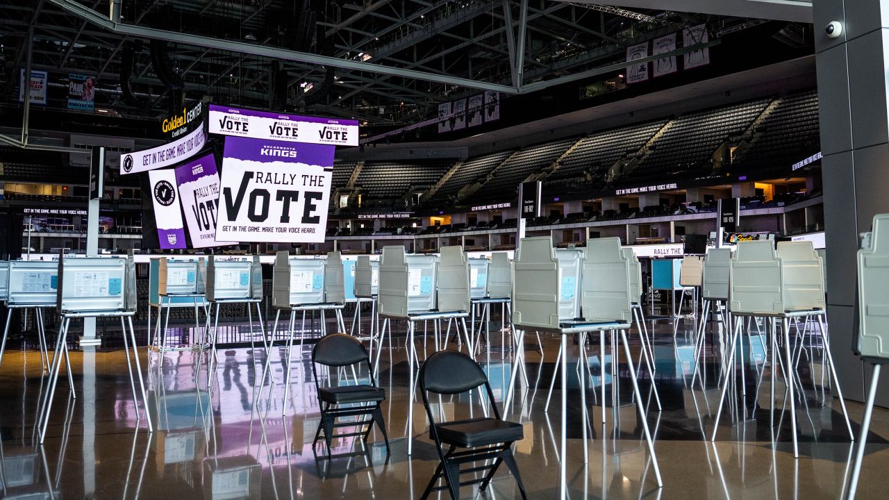The NBA is encouraging players, staff and fans to vote on November 8. 