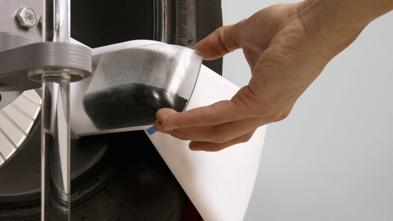 Anderson says that the rubber captured could be upcycled into new products, including tires.