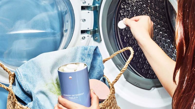 wash laundry sustainably