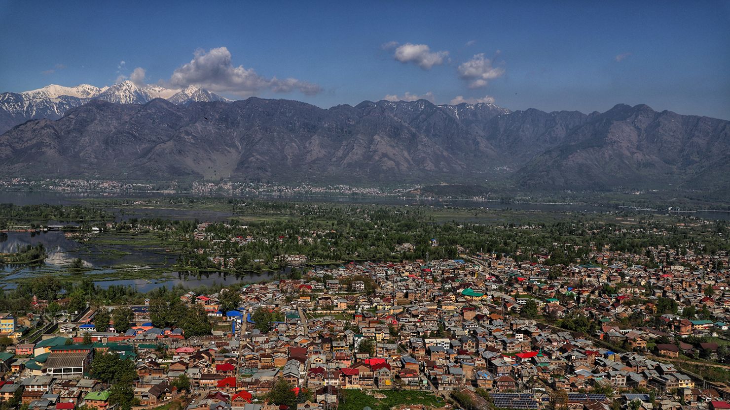 Jammu and Kashmir's summer capital, Srinagar, on April 24, 2021. 