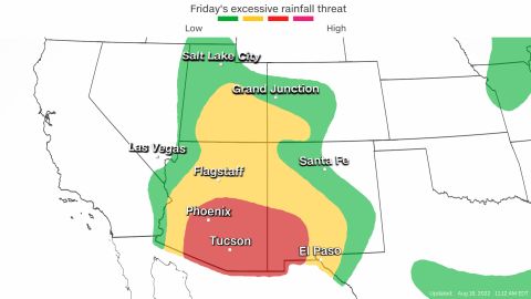 weather flooding risk friday southwest 081822