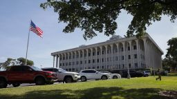 The federal court in West Palm Beach, Florida, US, on Thursday, Aug. 18, 2022. The Justice Department said Monday it opposes the release of an FBI affidavit justifying a search warrant used to remove documents from former President Donald Trump's Mar-a-Lago home in Florida last week. 