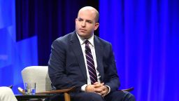 Brian Stelter, Chief Media Correspondent for CNN speaks onstage during 'Discovery Gets Cooking' at Vanity Fair's 6th Annual New Establishment Summit at Wallis Annenberg Center for the Performing Arts on October 22, 2019 in Beverly Hills, California. 
