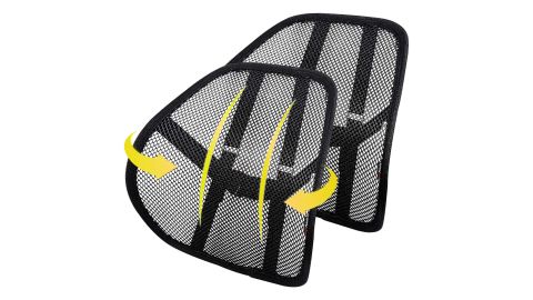 Lumbar Support With Breathable Mesh, 2-Pack