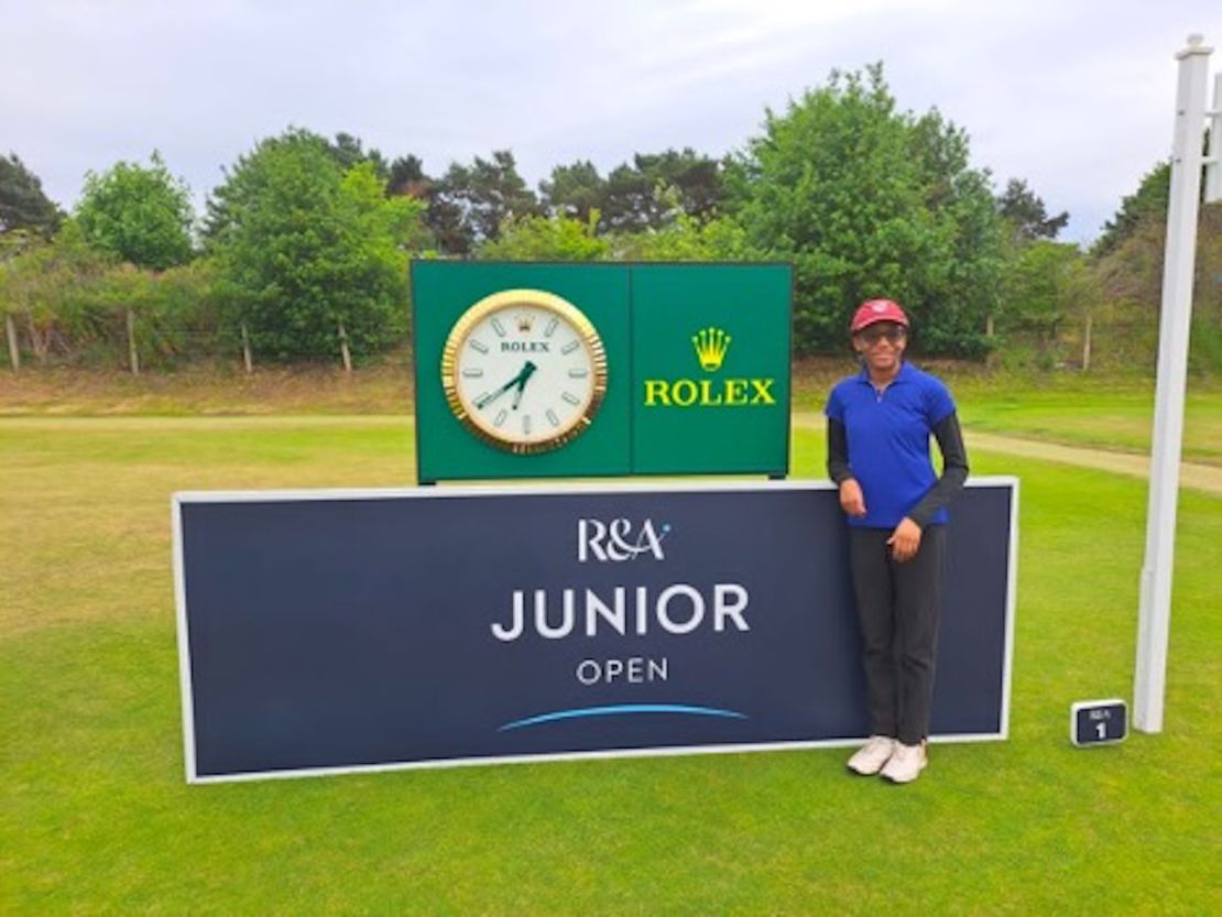 Essien represented Nigeria at the R&A Junior Open in Monifieth, Scotland.