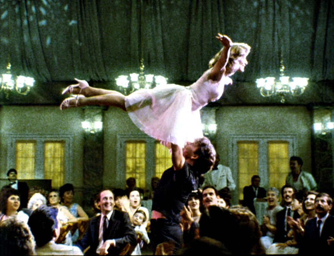 "Dirty Dancing," features Jennifer Grey as Baby Houseman, a Jewish teenager who falls in love with a hotel dance instructor played by Patrick Swayze.