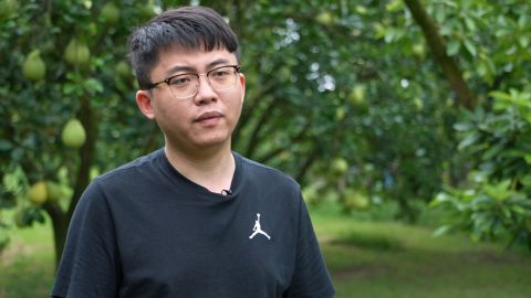 Taiwanese pomelo farmer Li Meng-han says he was caught off guard by the Chinese import ban.
