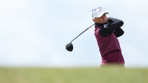 Korda, pictured at the AIG Women's Open earlier in August, had a historic run at La Reserva Club.