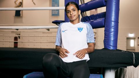 Ramla Ali wants to be a role model for the next generation of female boxers. 