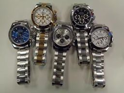 CBP seized counterfeit watches and jewelry.
