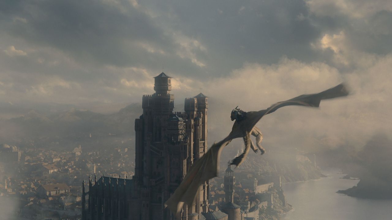 The few sequences of dragons in flight were some of the most effective of "House of the Dragon's" first season.