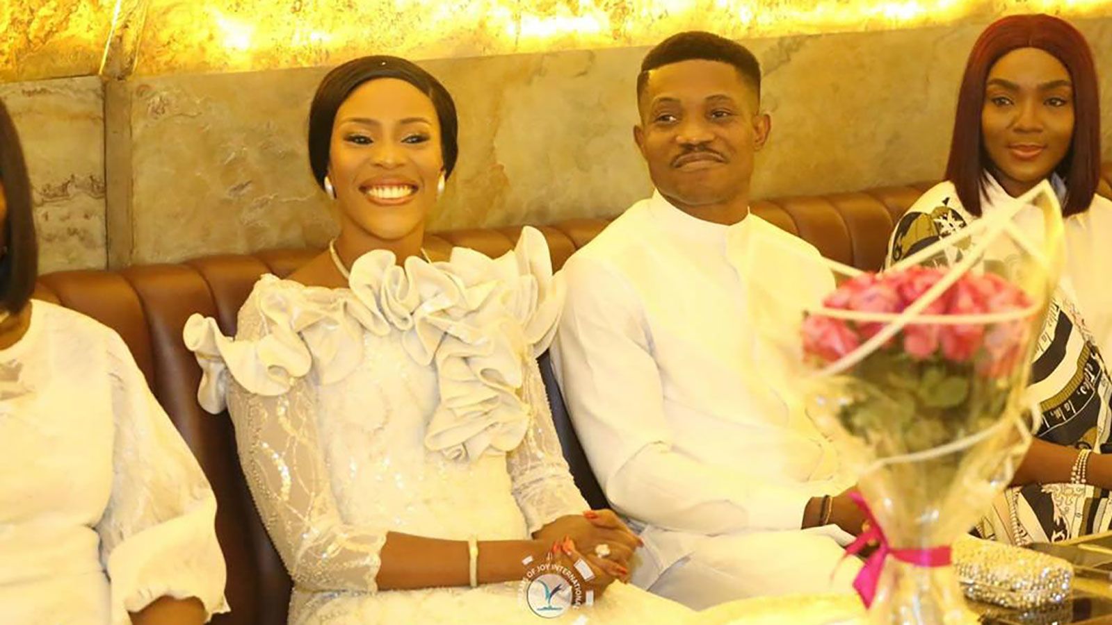 Jerry Eze pictured with wife Eno.