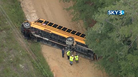 A school bus carrying students in Chesterfield County, South Carolina, was involved in an accident injuring eight students, according to the Chesterfield County School District.