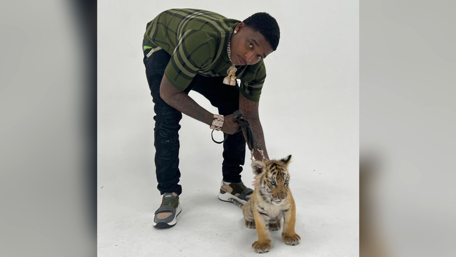Tiger cub seized during warrant arrest of Dallas rapper Trapboy Freddy