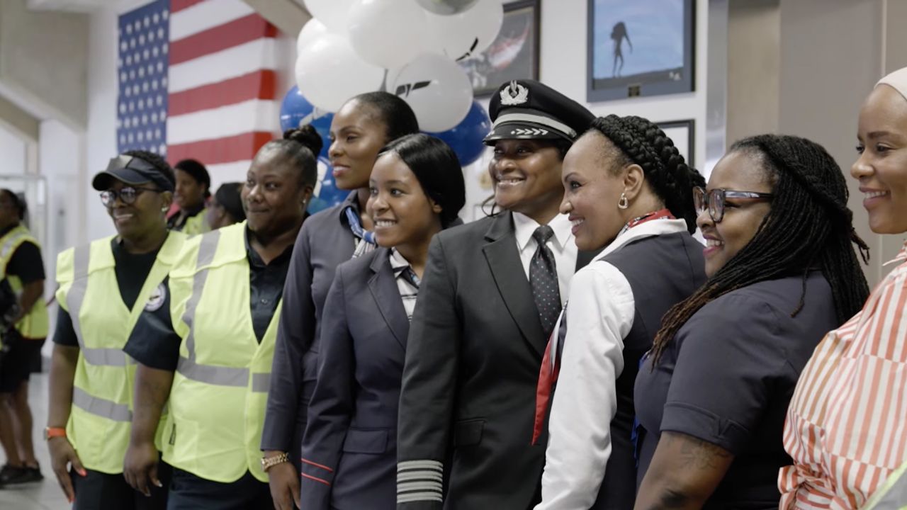 In honor of the 100th anniversary of Bessie Coleman becoming the first Black woman to earn a pilot's license, American Airlines operated a flight from Dallas to Phoenix with an all-Black female crew.