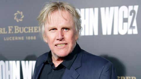 Actor Gary Busey attends a premiere on January 30, 2017 in Hollywood, California.