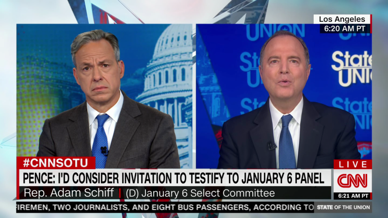 Tapper asks Schiff: Have you invited Mike Pence to testify? | CNN Politics