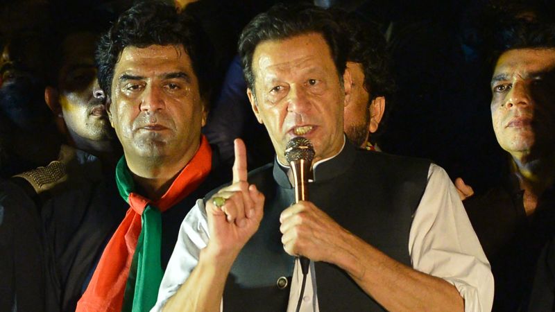Imran Khan: Pakistan’s former PM investigated by police under anti-terror law
