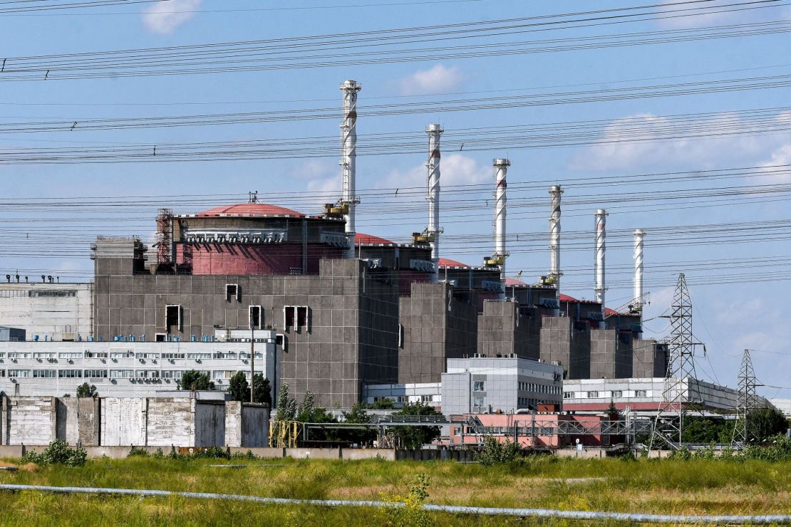 The Zaporizhzhia nuclear power plant in southeastern Ukraine, July 9, 2019.