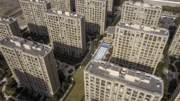 Apartment buildings at the Magnolia Mansion residential project, developed by Sunac China Holdings Ltd., in Shanghai, China, on Friday, Jan. 14, 2022. 