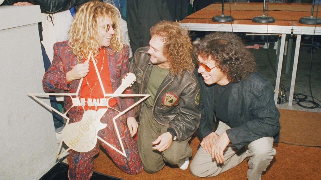 <strong>Who needs Hollywood:</strong> Hard Rock hands out its own Walk of Fame stars -- in this case, to Van Halen.