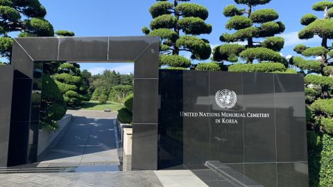 The United Nations Memorial Cemetery in Korea (UNMCK) in Busan on August 21.