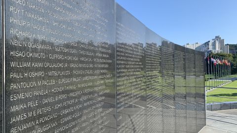 The United Nations Memorial Cemetery in Korea on August 21.
