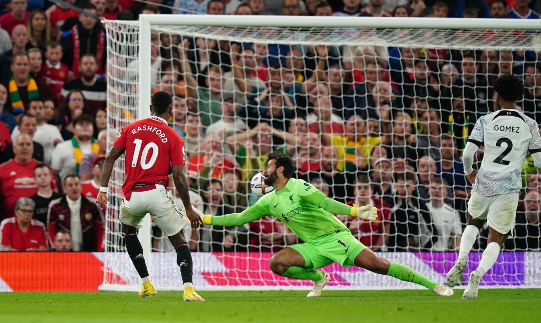 Marcus Rashford has now scored five goals against Liverpool in 11 matches.