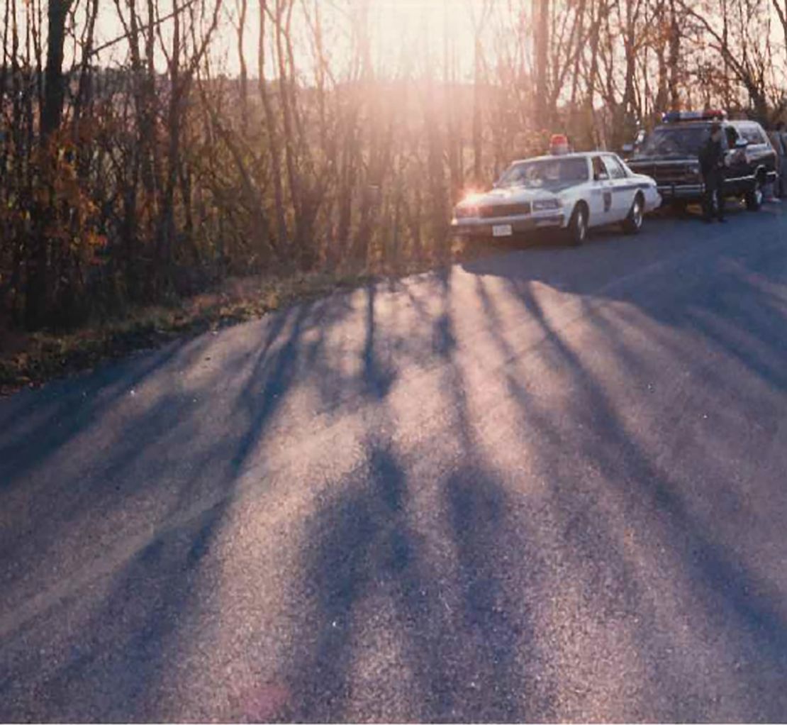 The Ontelaunee Trail in Perry Township, where Kane's body was found, as seen in October 1988.