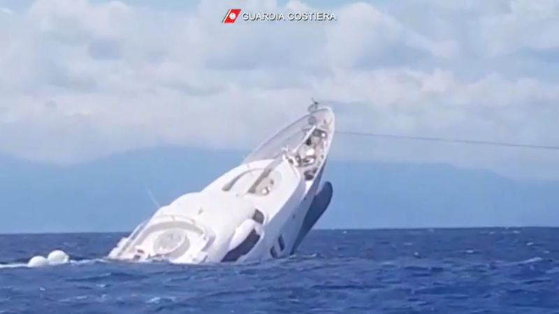 Video Shows 131-foot Superyacht Sink In Mediterranean Sea | CNN