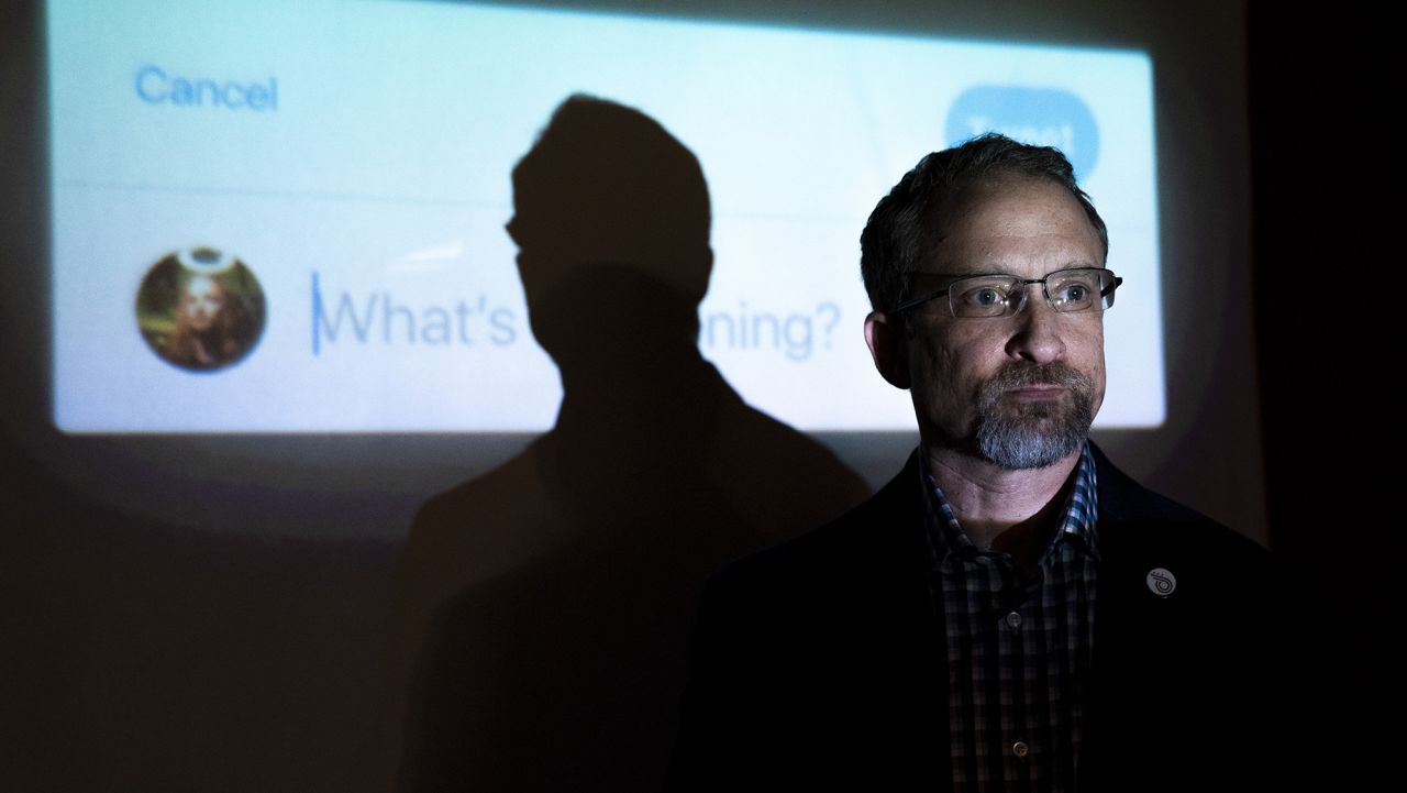 Peiter Zatko, known as Mudge in the computer hacking community, poses for a portrait on August 22.