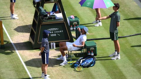 Kyrgios had asked the umpire to remove the spectator from the court.