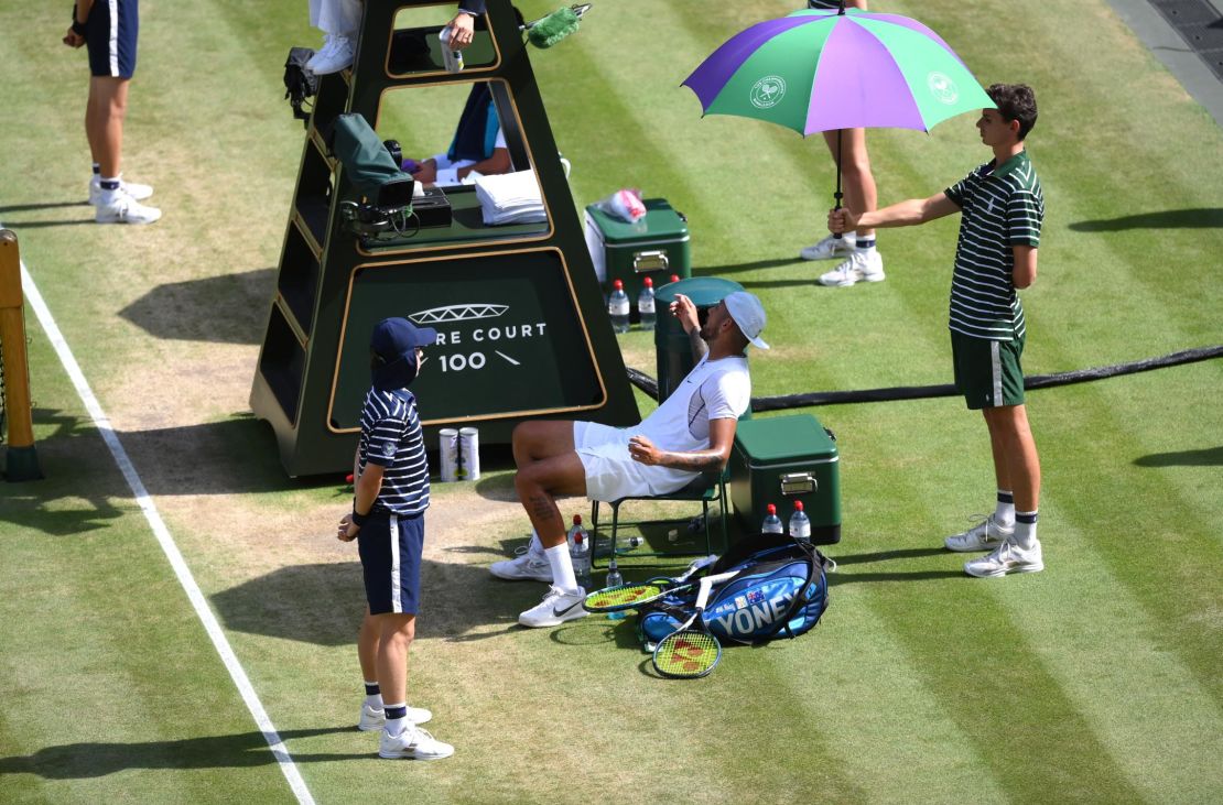 Kyrgios had asked the chair umpire to kick the fan out of the stadium. 