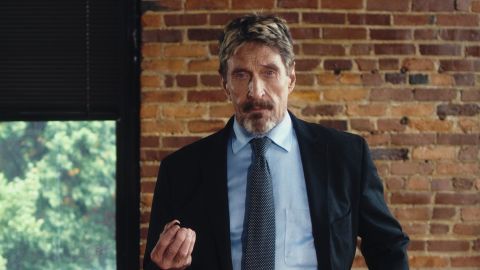 John McAfee, as seen in the documentary 'Running with the Devil: The Wild World of John McAfee.'