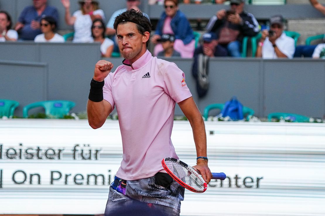 Dominic Thiem reached the quarterfinal of the Austrian Open in July this year.