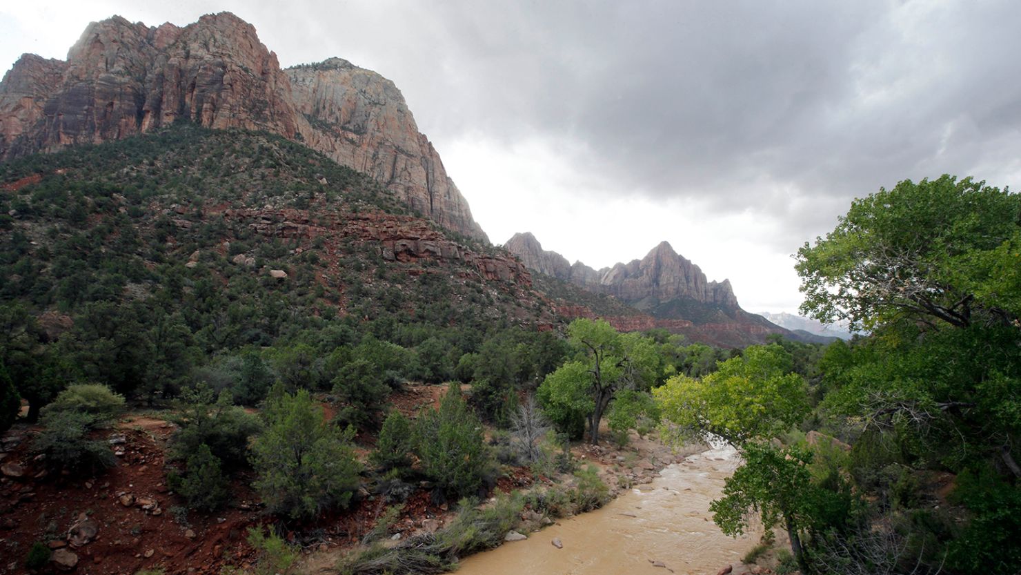 The Virgin River is shown Wednesday, September 16, 2015, in Zion National Park, near Springdale, Utah. 