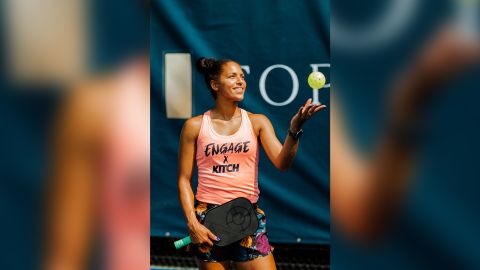 Jessie Irvine, one of the top ranked players in the women's game, is another of TopCourt's instructors.