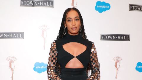 Solange Knowles attends the inaugural Lena Horne Prize gala at Town Hall on February 28, 2020 in New York City. 