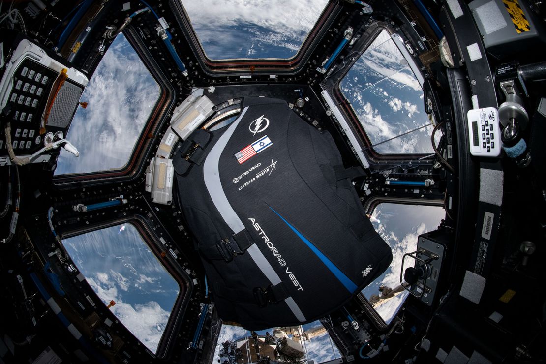 The AstroRad vest was tested on the International Space Station in January 2020.