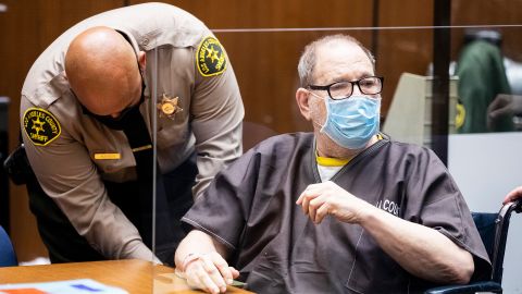 Former film producer Harvey Weinstein listens in court during a pre-trial hearing in Los Angeles.