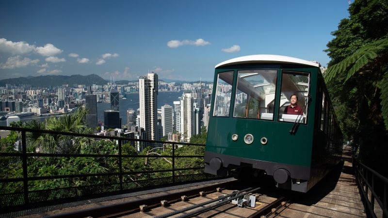 Hong Kong’s historic Peak Tram reopens with a new look